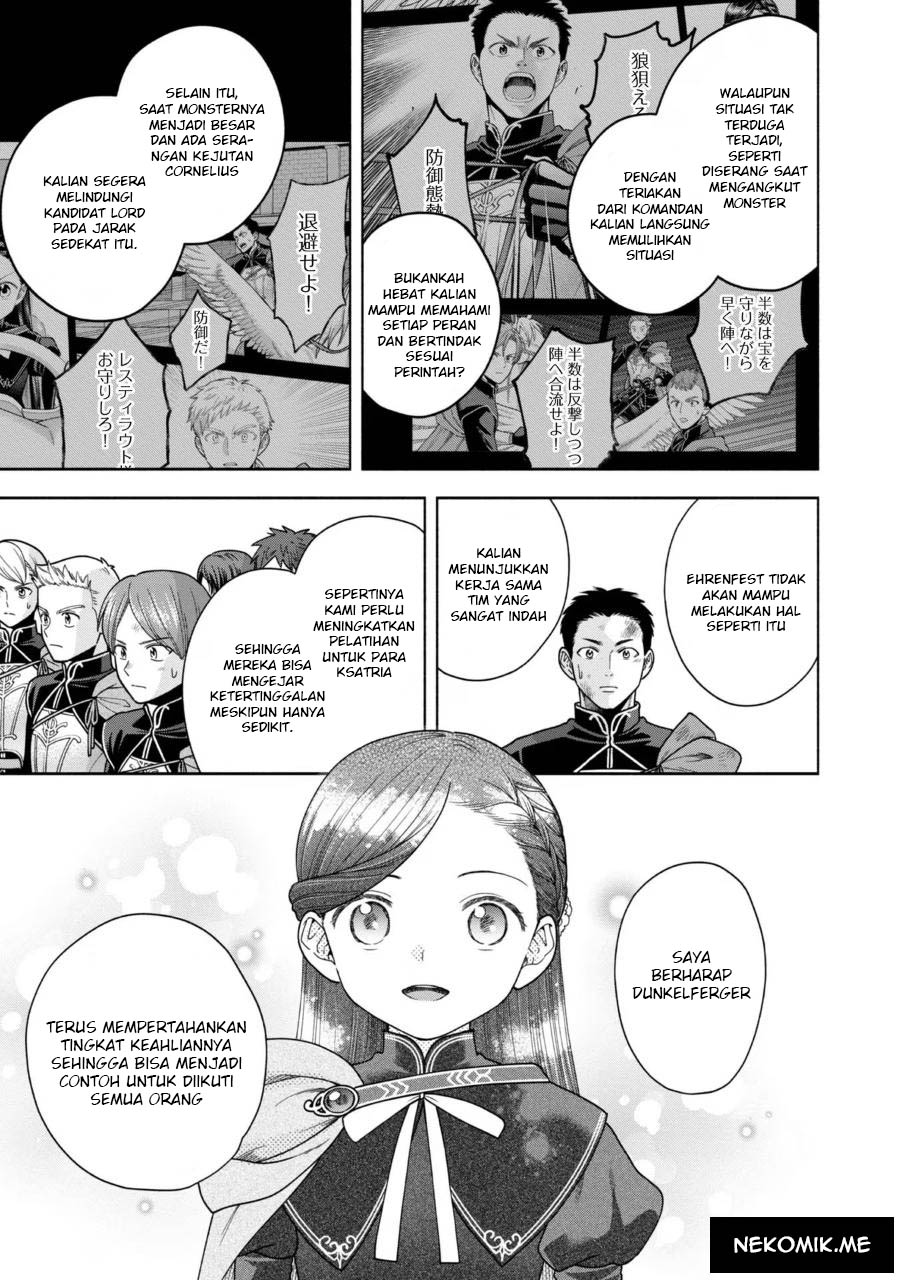 Honzuki no Gekokujou: Shisho ni Naru Tame ni wa Shudan wo Erandeiraremasen Dai 4-bu - Kizokuin no Toshokan wo Sukuitai! Chapter 30 - halaman 27