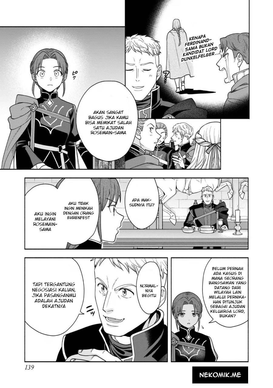 Honzuki no Gekokujou: Shisho ni Naru Tame ni wa Shudan wo Erandeiraremasen Dai 4-bu - Kizokuin no Toshokan wo Sukuitai! Chapter 31 - halaman 18
