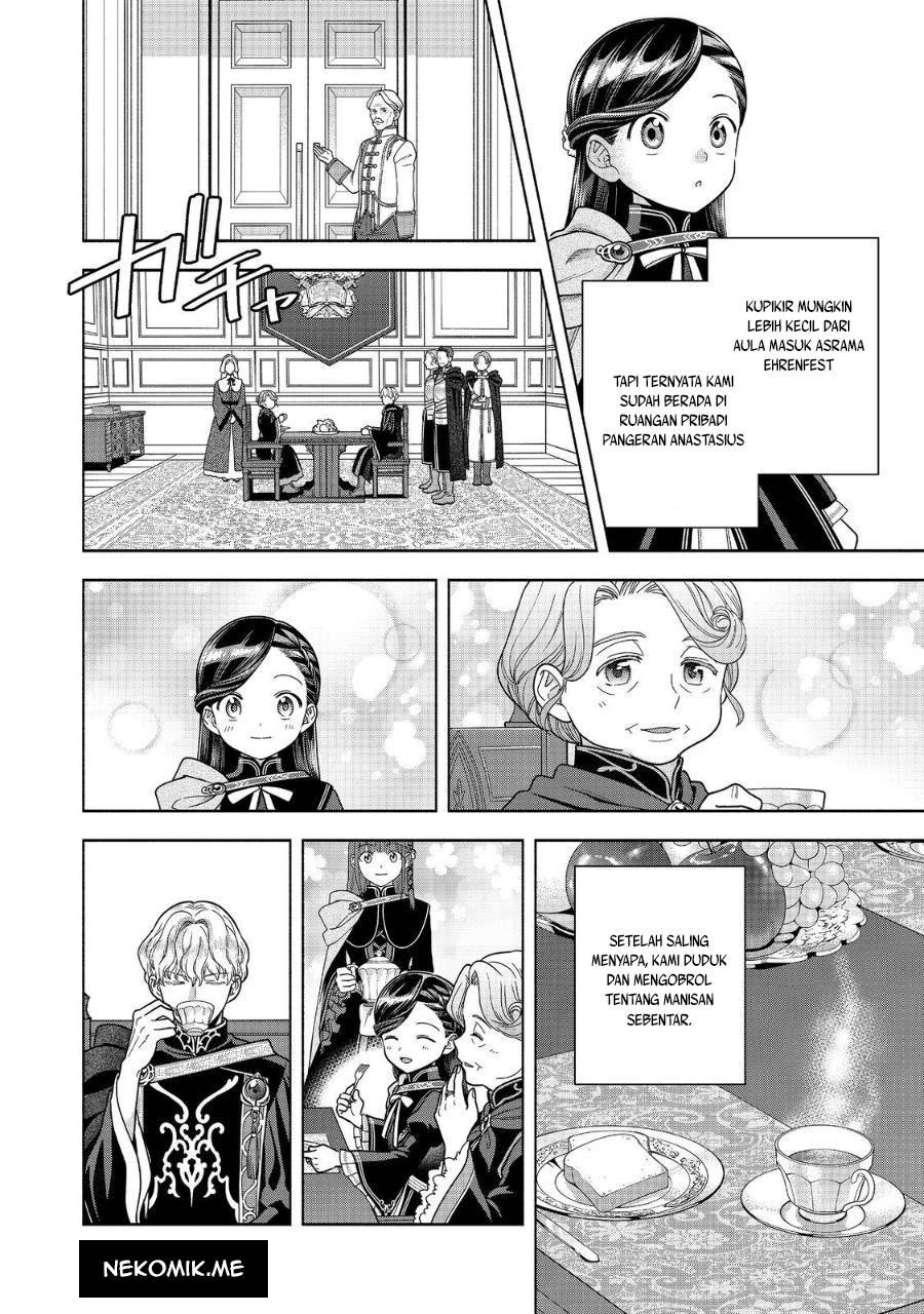 Honzuki no Gekokujou: Shisho ni Naru Tame ni wa Shudan wo Erandeiraremasen Dai 4-bu - Kizokuin no Toshokan wo Sukuitai! Chapter 32 - halaman 6