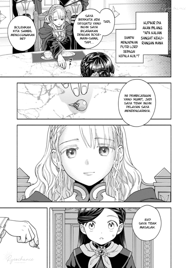Honzuki no Gekokujou: Shisho ni Naru Tame ni wa Shudan wo Erandeiraremasen Dai 4-bu - Kizokuin no Toshokan wo Sukuitai! Chapter 34 - halaman 16