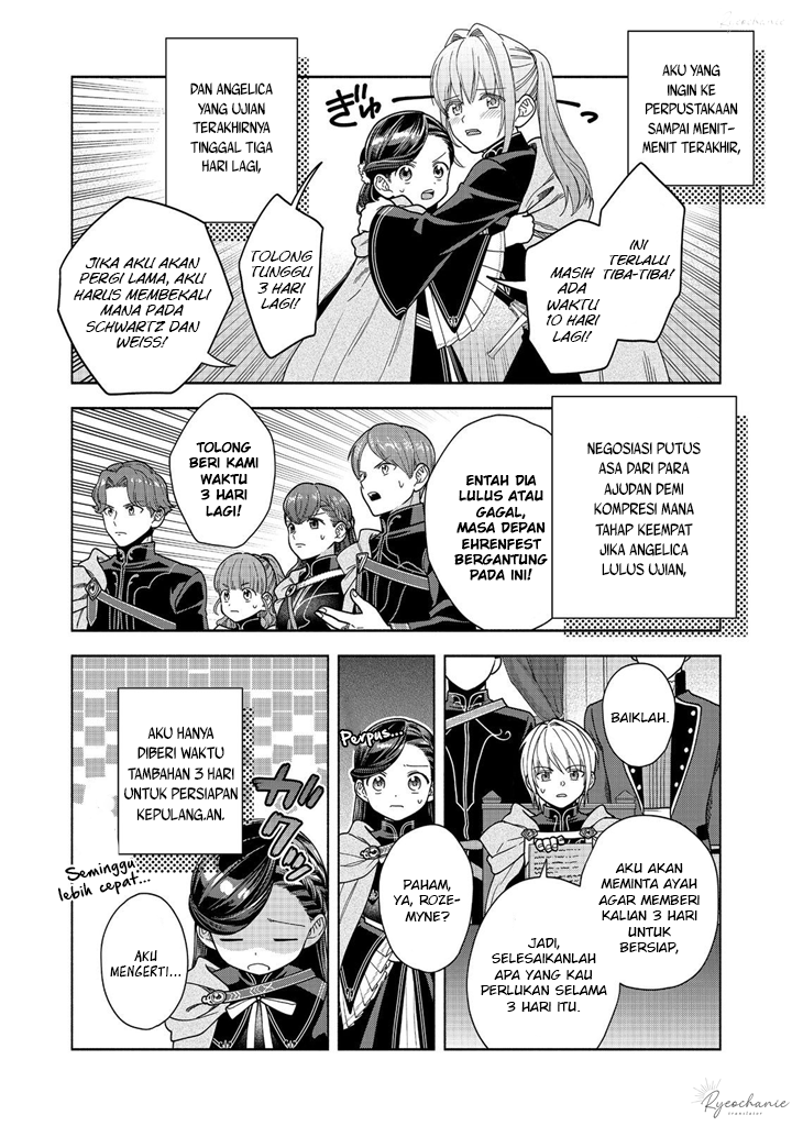 Honzuki no Gekokujou: Shisho ni Naru Tame ni wa Shudan wo Erandeiraremasen Dai 4-bu - Kizokuin no Toshokan wo Sukuitai! Chapter 37 - halaman 3