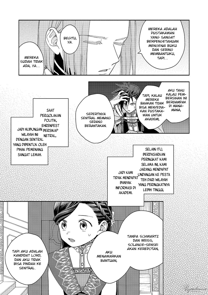 Honzuki no Gekokujou: Shisho ni Naru Tame ni wa Shudan wo Erandeiraremasen Dai 4-bu - Kizokuin no Toshokan wo Sukuitai! Chapter 38 - halaman 4