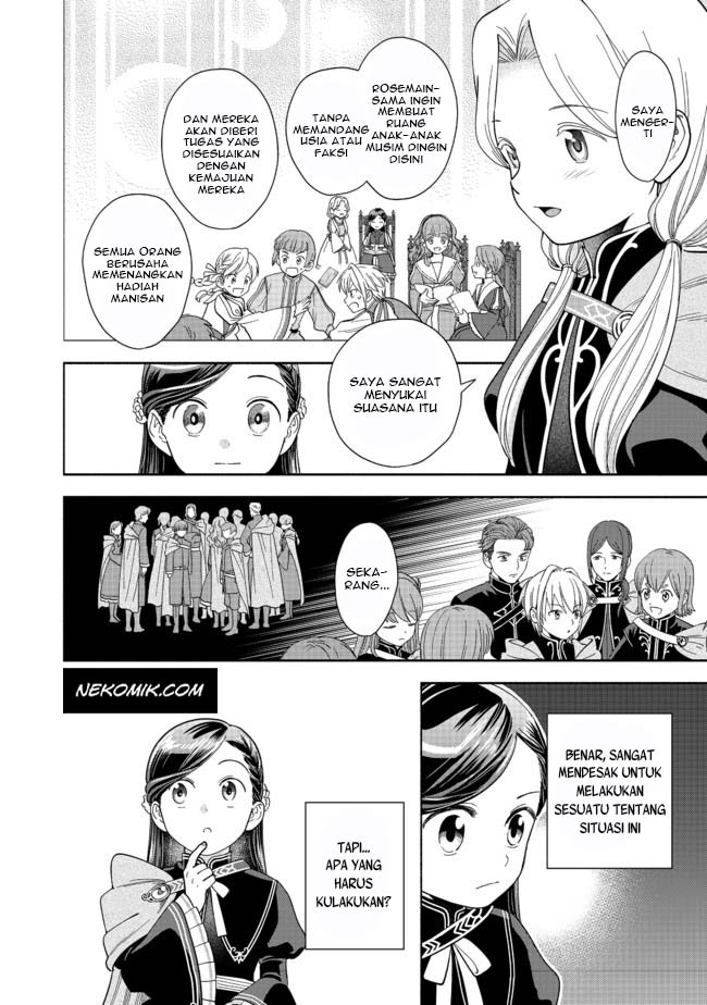 Honzuki no Gekokujou: Shisho ni Naru Tame ni wa Shudan wo Erandeiraremasen Dai 4-bu - Kizokuin no Toshokan wo Sukuitai! Chapter 4 - halaman 31