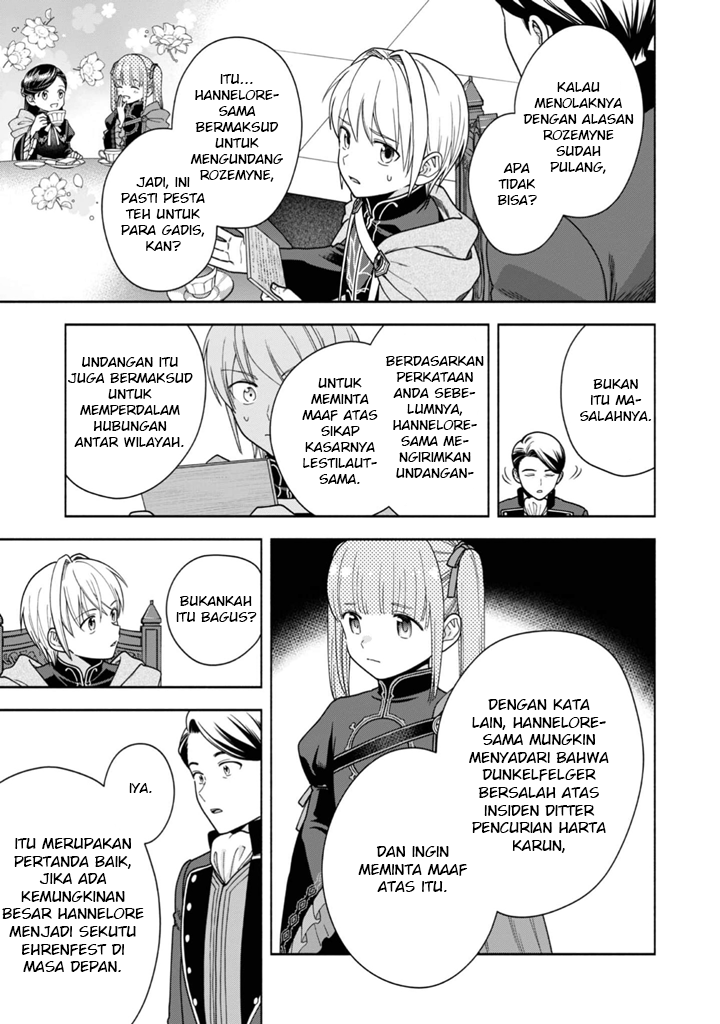Honzuki no Gekokujou: Shisho ni Naru Tame ni wa Shudan wo Erandeiraremasen Dai 4-bu - Kizokuin no Toshokan wo Sukuitai! Chapter 40.5 - halaman 4