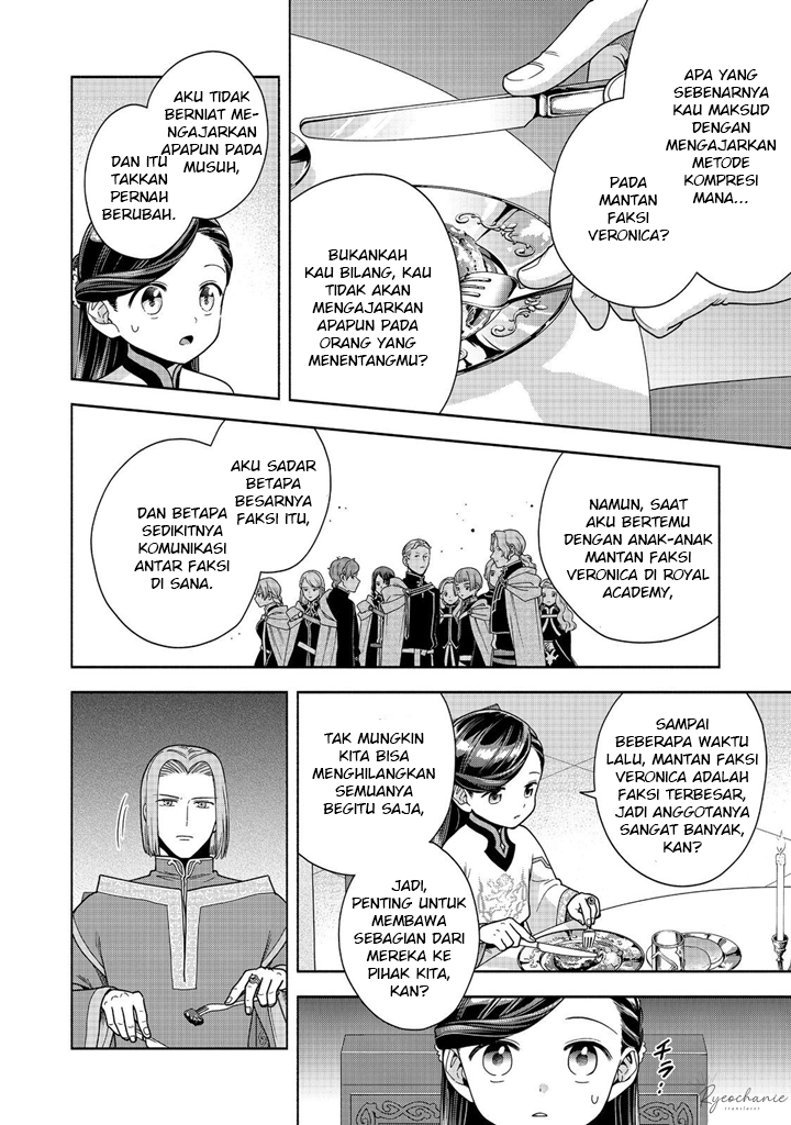 Honzuki no Gekokujou: Shisho ni Naru Tame ni wa Shudan wo Erandeiraremasen Dai 4-bu - Kizokuin no Toshokan wo Sukuitai! Chapter 40 - halaman 3