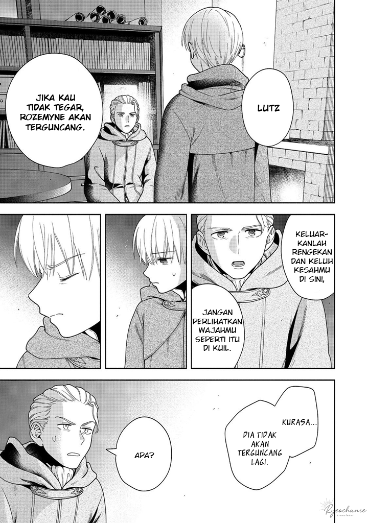 Honzuki no Gekokujou: Shisho ni Naru Tame ni wa Shudan wo Erandeiraremasen Dai 4-bu - Kizokuin no Toshokan wo Sukuitai! Chapter 41 - halaman 12