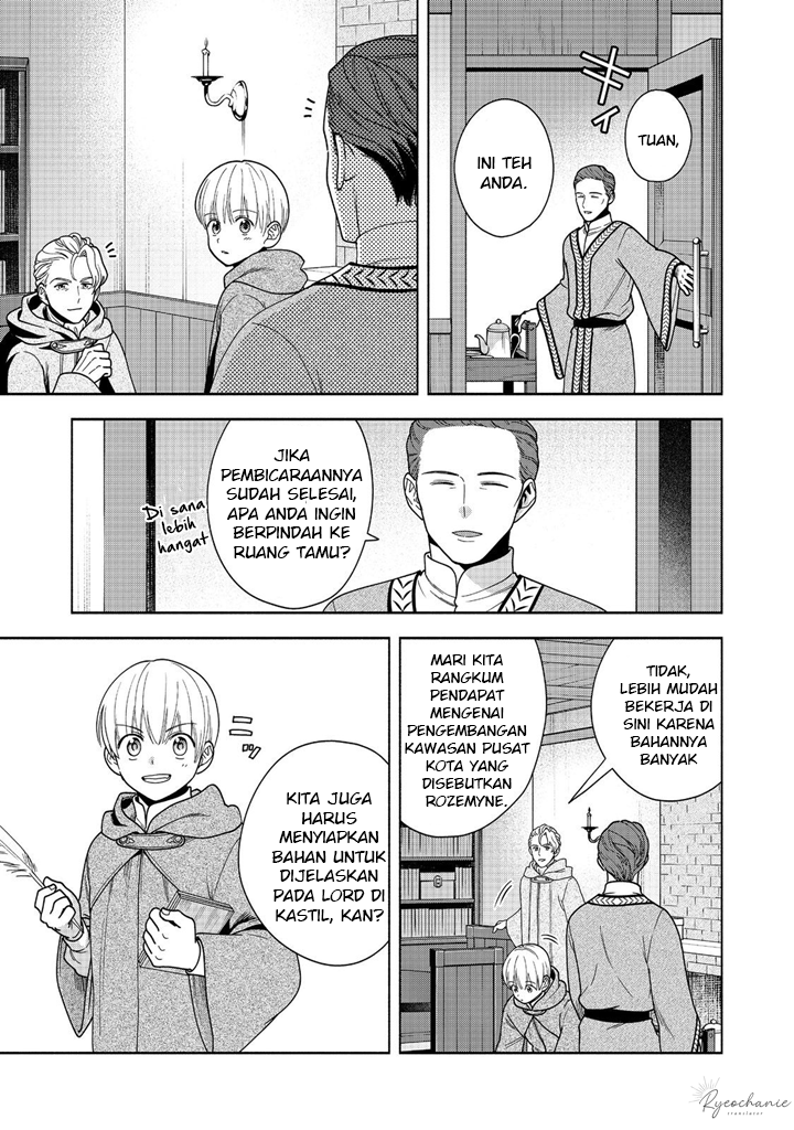 Honzuki no Gekokujou: Shisho ni Naru Tame ni wa Shudan wo Erandeiraremasen Dai 4-bu - Kizokuin no Toshokan wo Sukuitai! Chapter 41 - halaman 20