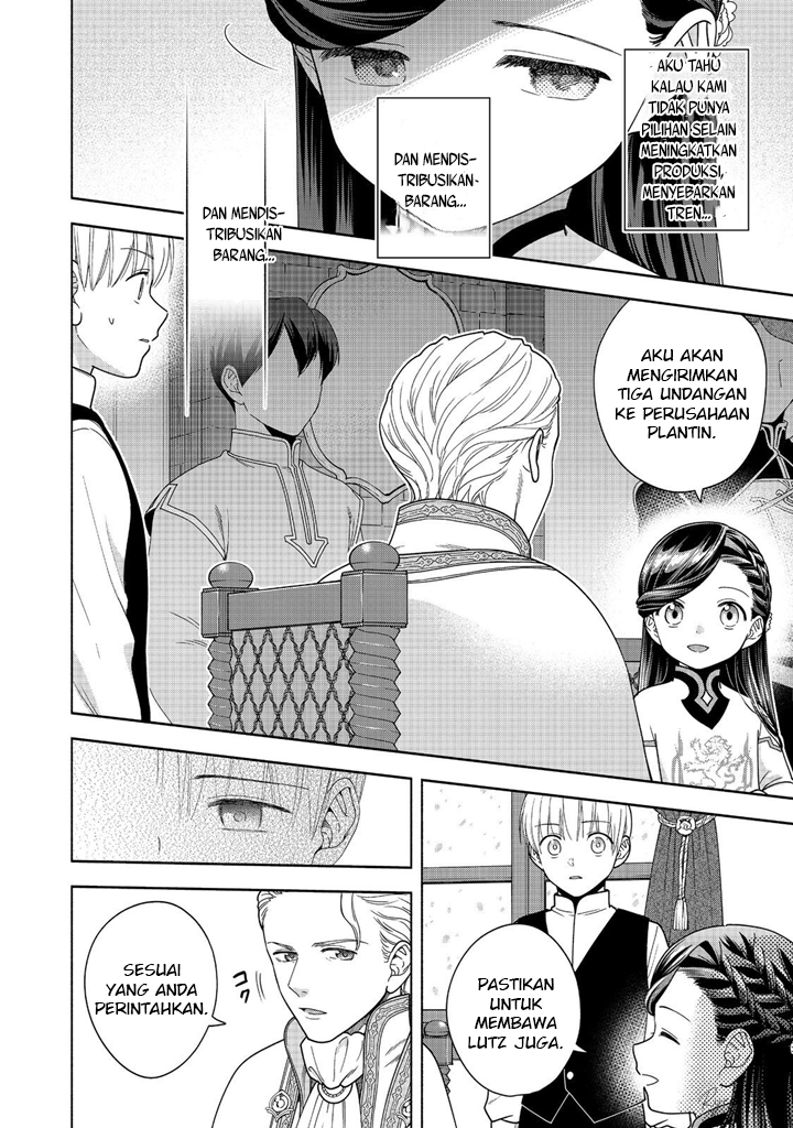 Honzuki no Gekokujou: Shisho ni Naru Tame ni wa Shudan wo Erandeiraremasen Dai 4-bu - Kizokuin no Toshokan wo Sukuitai! Chapter 41 - halaman 5