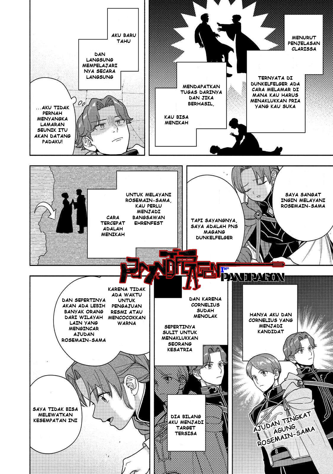 Honzuki no Gekokujou: Shisho ni Naru Tame ni wa Shudan wo Erandeiraremasen Dai 4-bu - Kizokuin no Toshokan wo Sukuitai! Chapter 47 - halaman 27