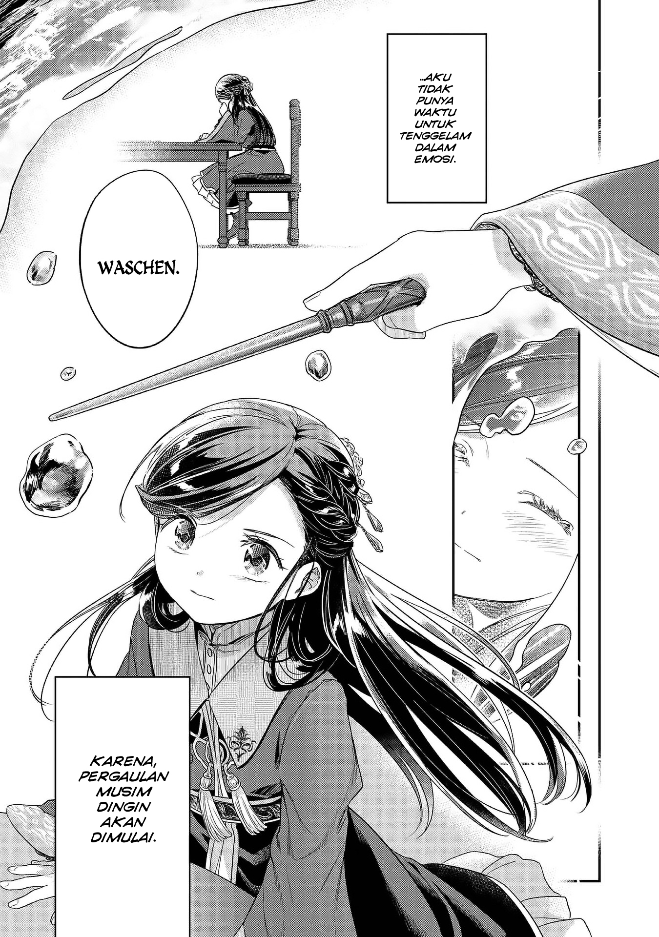 Honzuki no Gekokujou: Shisho ni Naru Tame ni wa Shudan wo Erandeiraremasen Dai 5-bu - Togireta Chishiki wo Tsunageyou! Chapter 1 - halaman 8