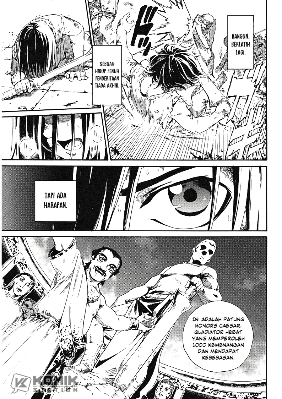Horyo Eiyuu: Sute koma ni sareta Kendo wa Tekikoku de Nariagaru Chapter 1 - halaman 10