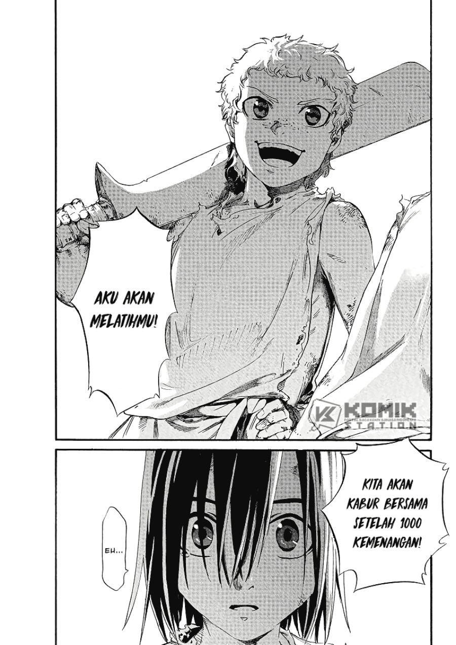 Horyo Eiyuu: Sute koma ni sareta Kendo wa Tekikoku de Nariagaru Chapter 1 - halaman 12