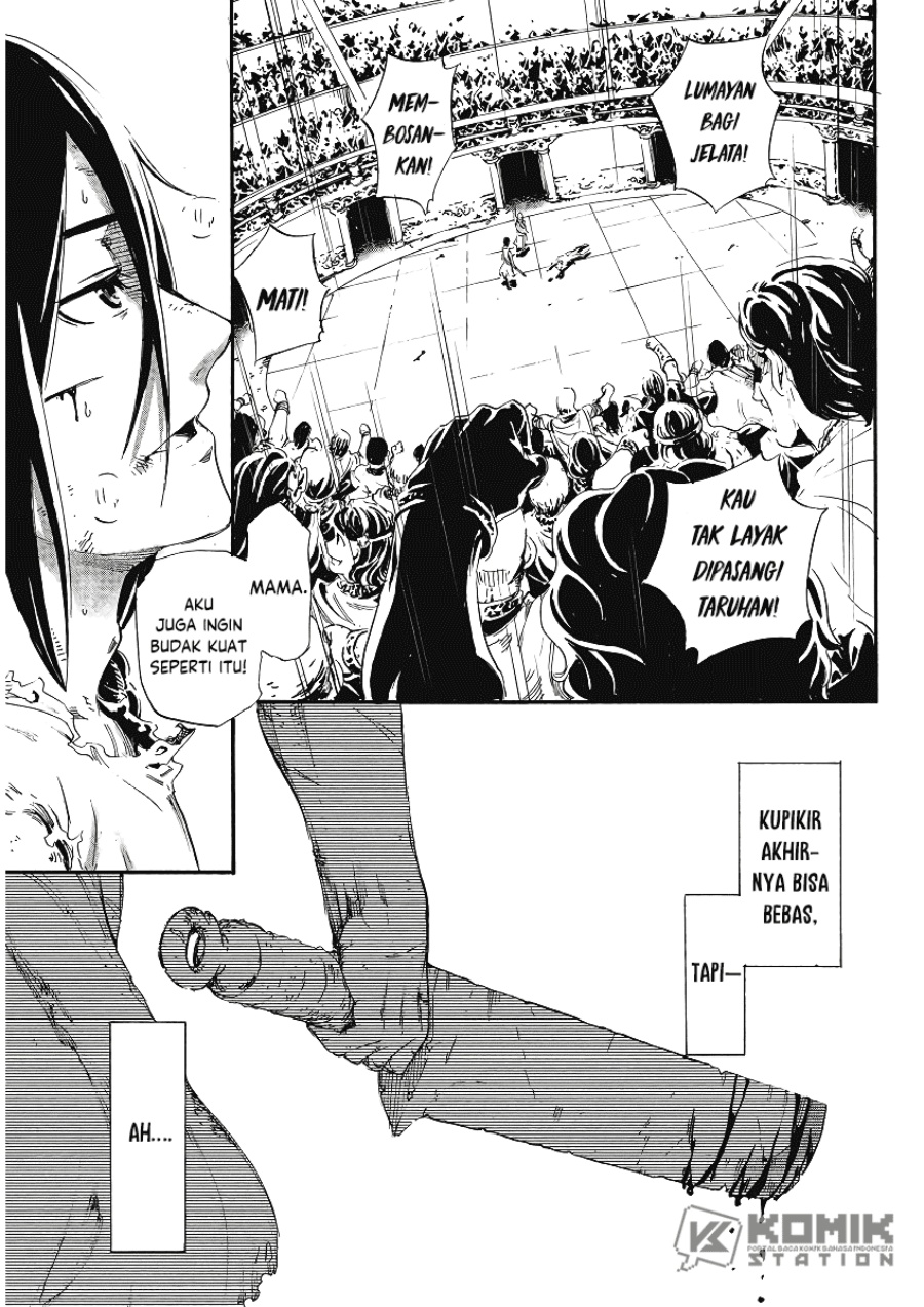 Horyo Eiyuu: Sute koma ni sareta Kendo wa Tekikoku de Nariagaru Chapter 1 - halaman 16