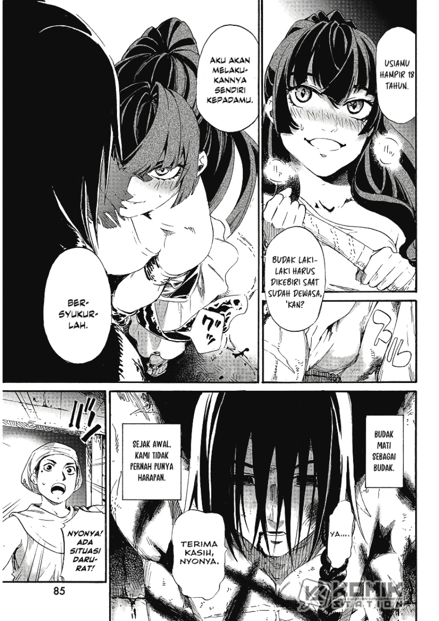 Horyo Eiyuu: Sute koma ni sareta Kendo wa Tekikoku de Nariagaru Chapter 1 - halaman 21