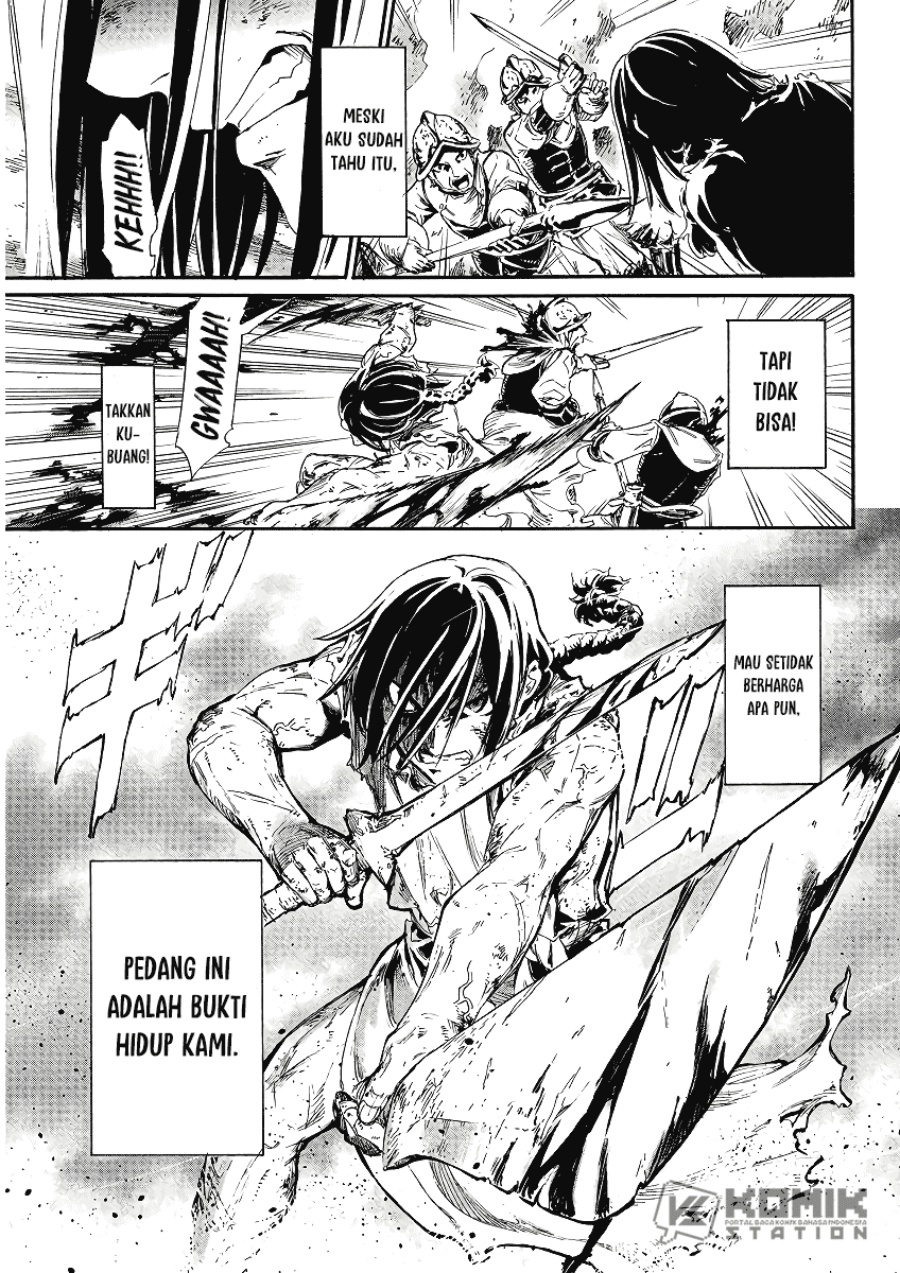 Horyo Eiyuu: Sute koma ni sareta Kendo wa Tekikoku de Nariagaru Chapter 1 - halaman 28
