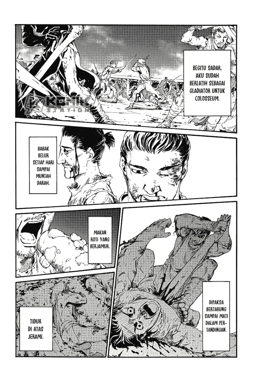 Horyo Eiyuu: Sute koma ni sareta Kendo wa Tekikoku de Nariagaru Chapter 1 - halaman 9