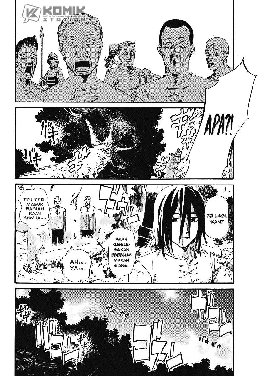 Horyo Eiyuu: Sute koma ni sareta Kendo wa Tekikoku de Nariagaru Chapter 2 - halaman 12