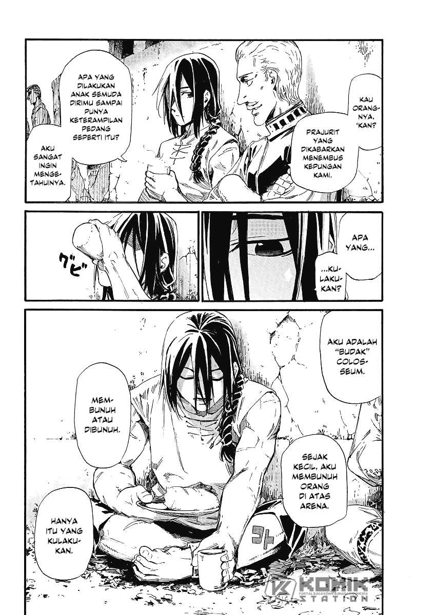 Horyo Eiyuu: Sute koma ni sareta Kendo wa Tekikoku de Nariagaru Chapter 2 - halaman 16