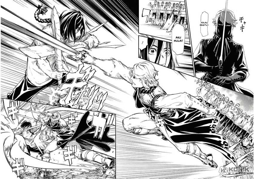 Horyo Eiyuu: Sute koma ni sareta Kendo wa Tekikoku de Nariagaru Chapter 2 - halaman 22