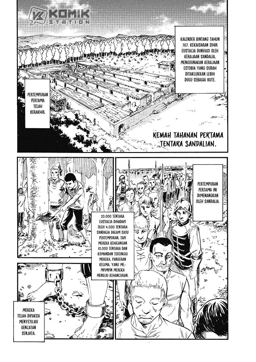 Horyo Eiyuu: Sute koma ni sareta Kendo wa Tekikoku de Nariagaru Chapter 2 - halaman 3