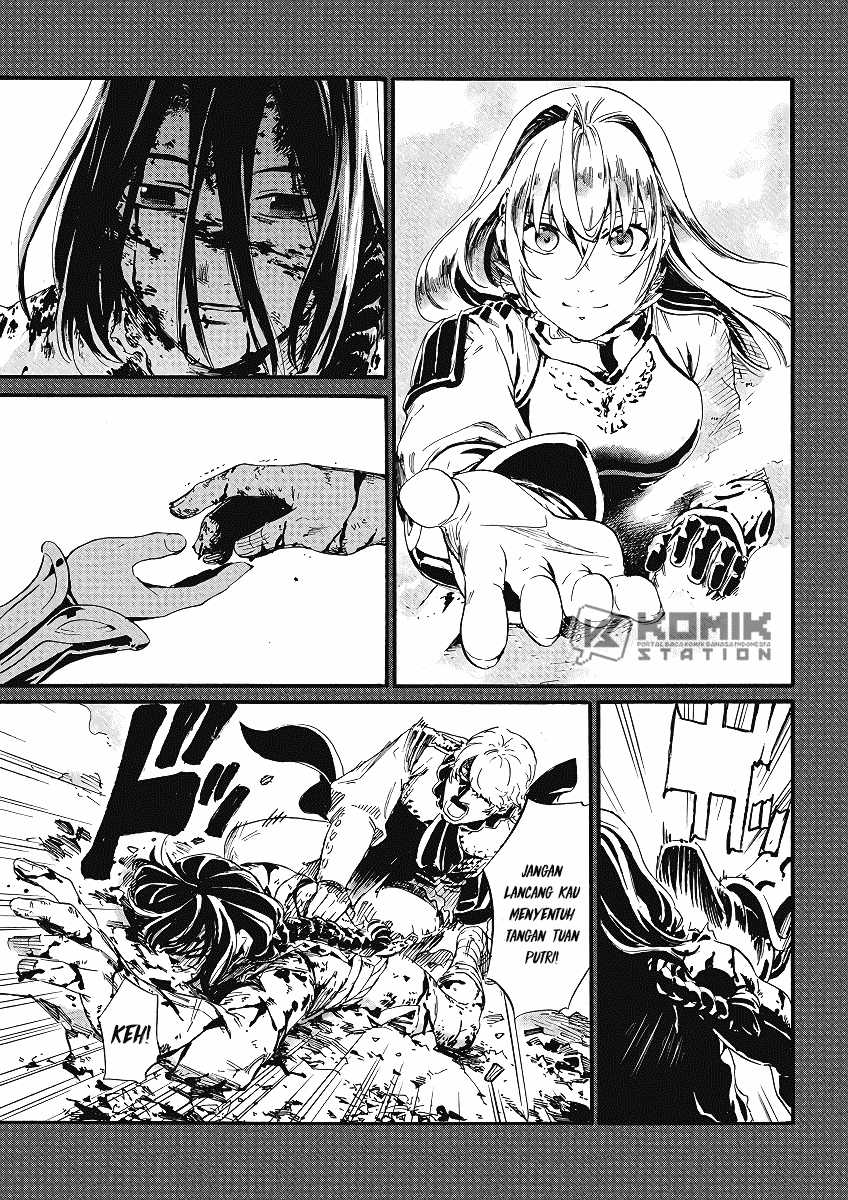 Horyo Eiyuu: Sute koma ni sareta Kendo wa Tekikoku de Nariagaru Chapter 2 - halaman 6