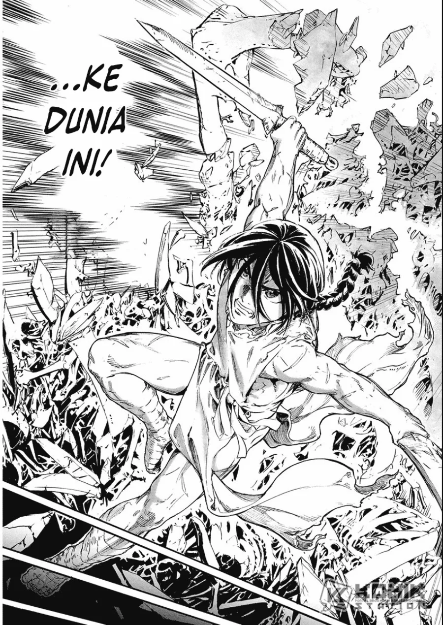 Horyo Eiyuu: Sute koma ni sareta Kendo wa Tekikoku de Nariagaru Chapter 4 - halaman 34