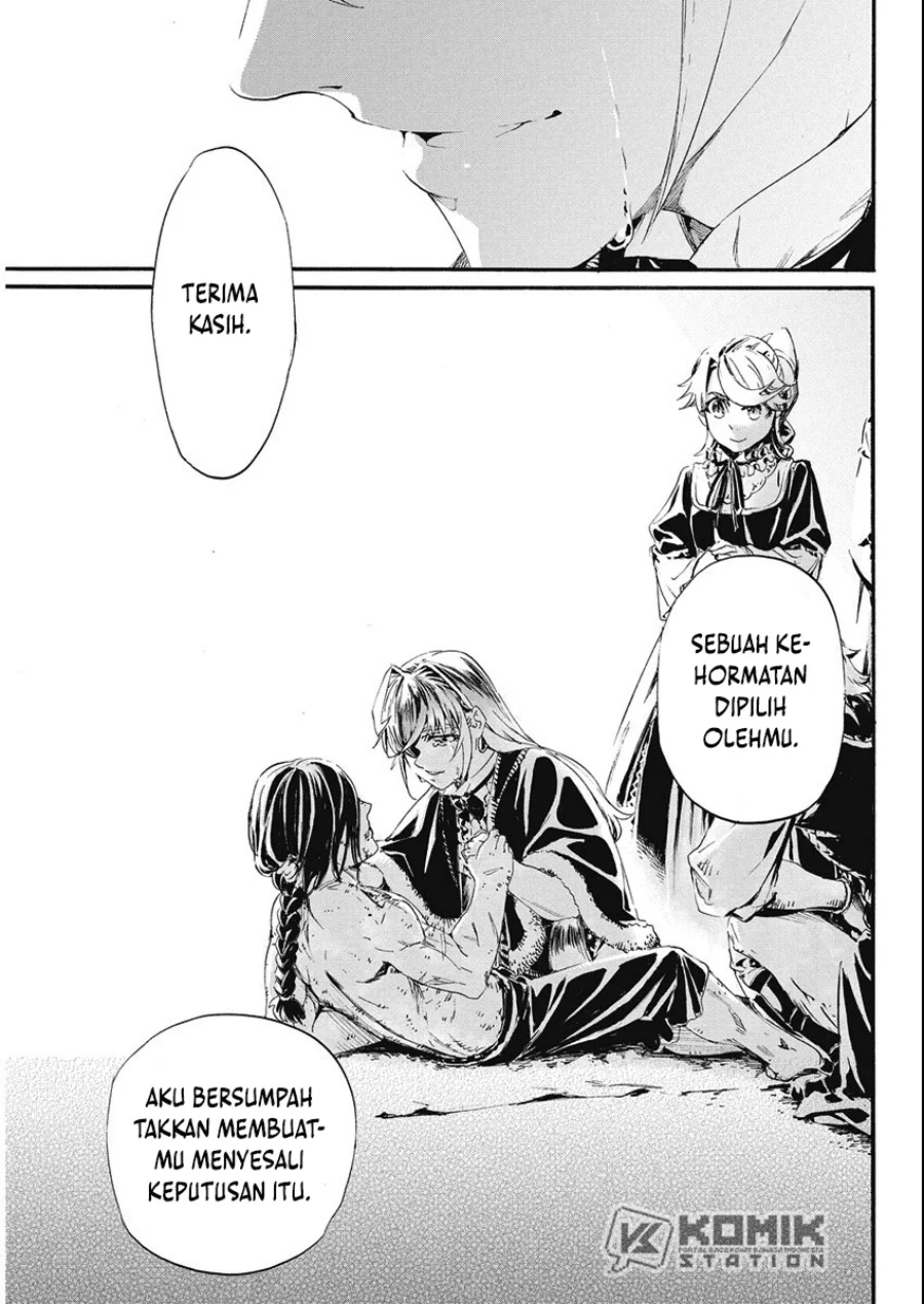 Horyo Eiyuu: Sute koma ni sareta Kendo wa Tekikoku de Nariagaru Chapter 4 - halaman 40