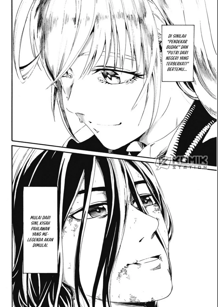 Horyo Eiyuu: Sute koma ni sareta Kendo wa Tekikoku de Nariagaru Chapter 4 - halaman 41
