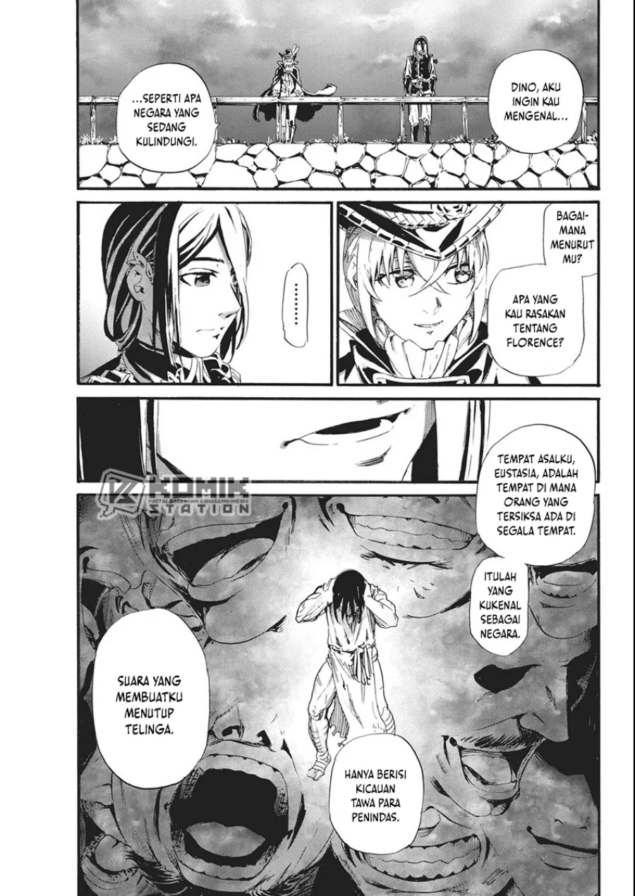 Horyo Eiyuu: Sute koma ni sareta Kendo wa Tekikoku de Nariagaru Chapter 5 - halaman 24