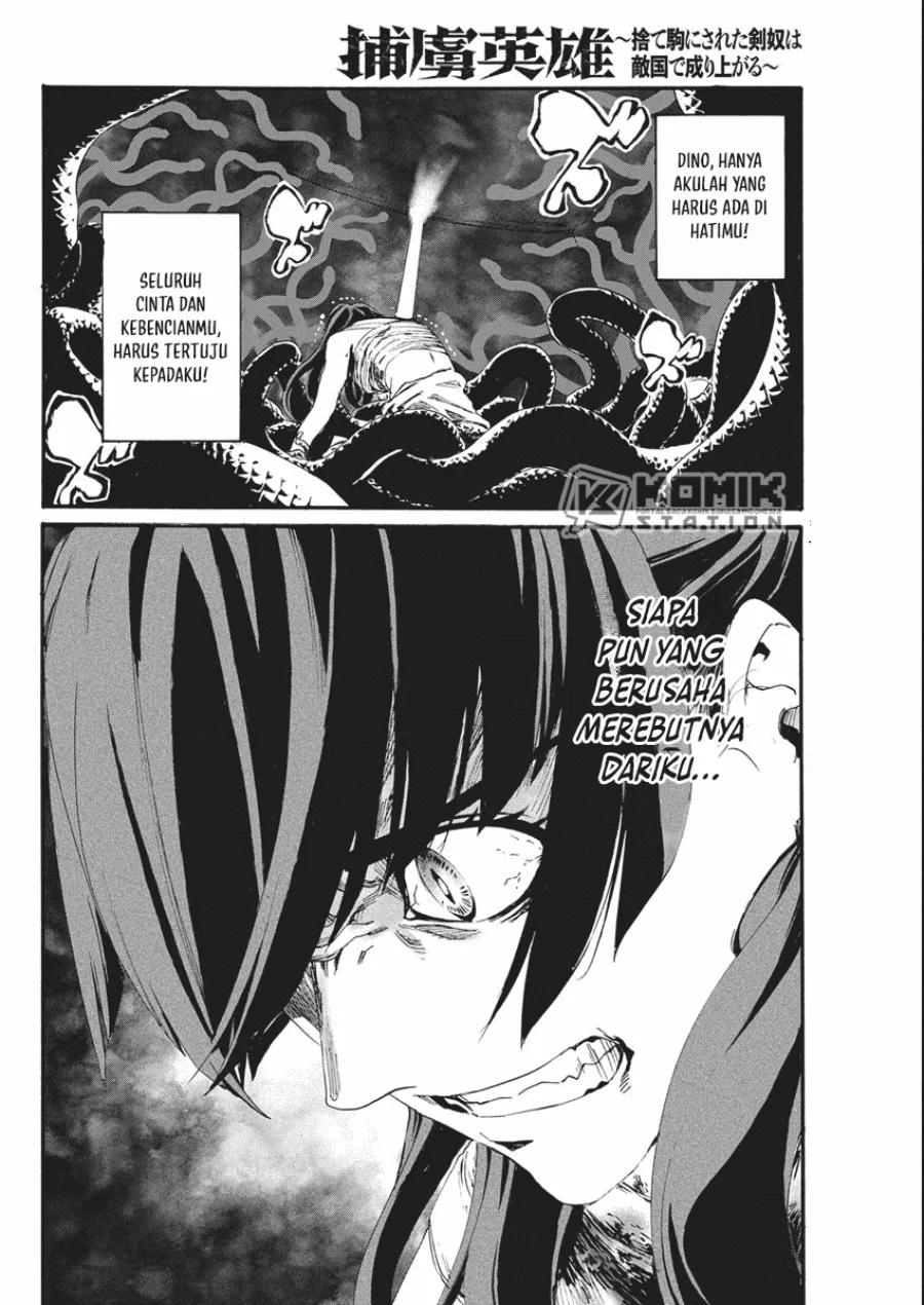 Horyo Eiyuu: Sute koma ni sareta Kendo wa Tekikoku de Nariagaru Chapter 8 - halaman 22