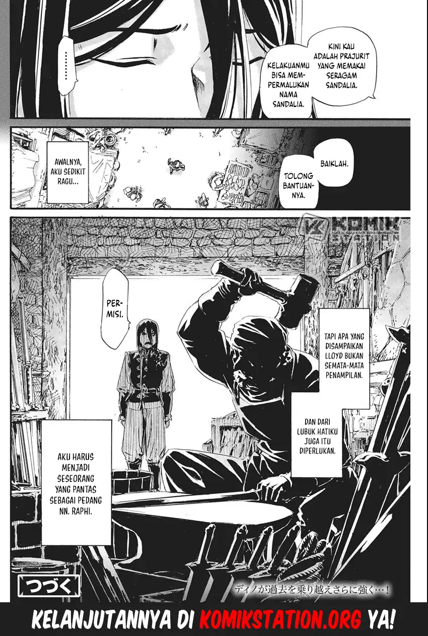 Horyo Eiyuu: Sute koma ni sareta Kendo wa Tekikoku de Nariagaru Chapter 9 - halaman 15