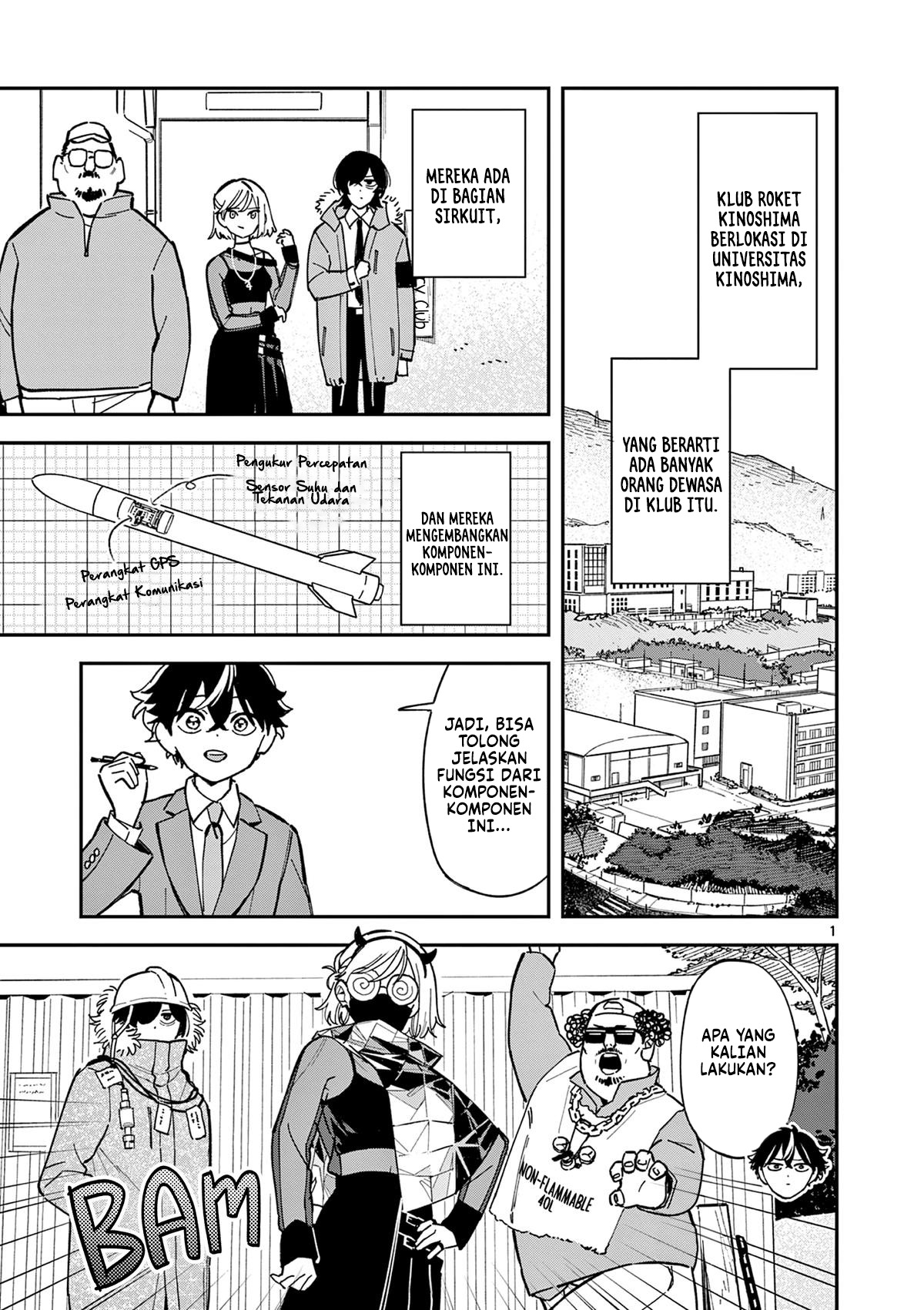 Houkago, Bokura wa Uchuu ni Madou Chapter 8 - halaman 2