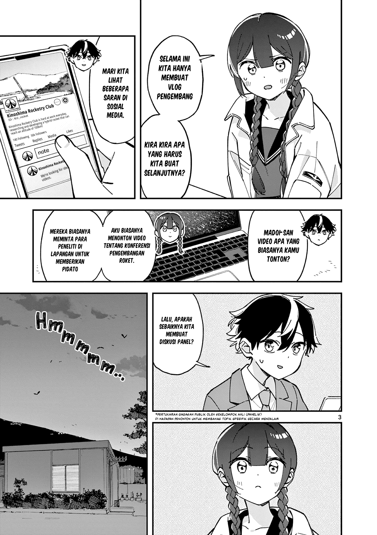Houkago, Bokura wa Uchuu ni Madou Chapter 9 - halaman 4