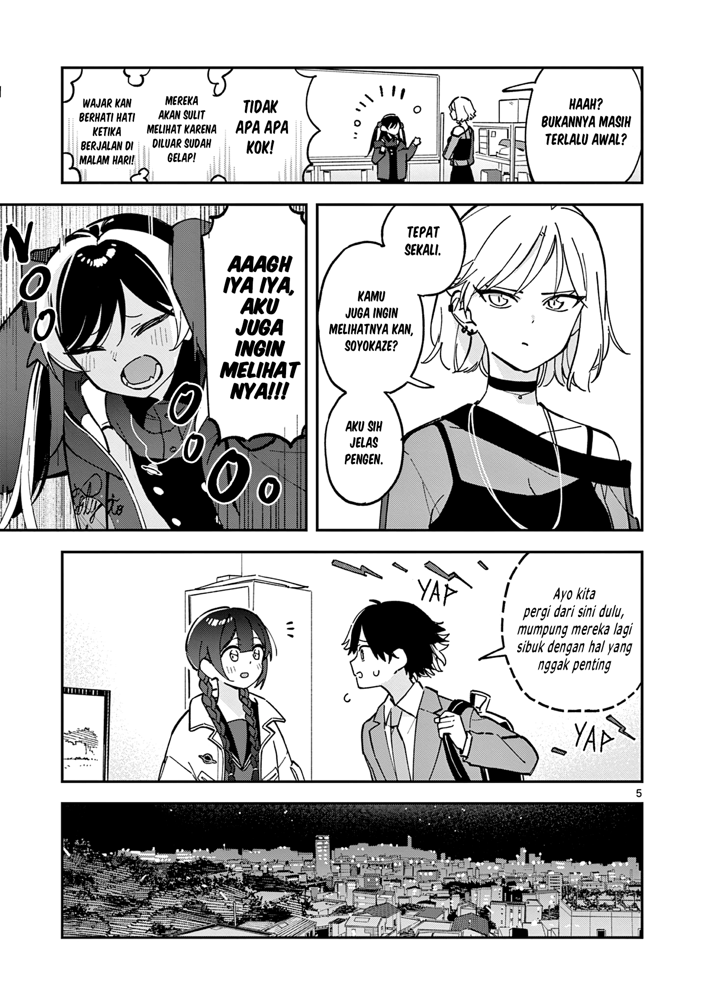 Houkago, Bokura wa Uchuu ni Madou Chapter 9 - halaman 6
