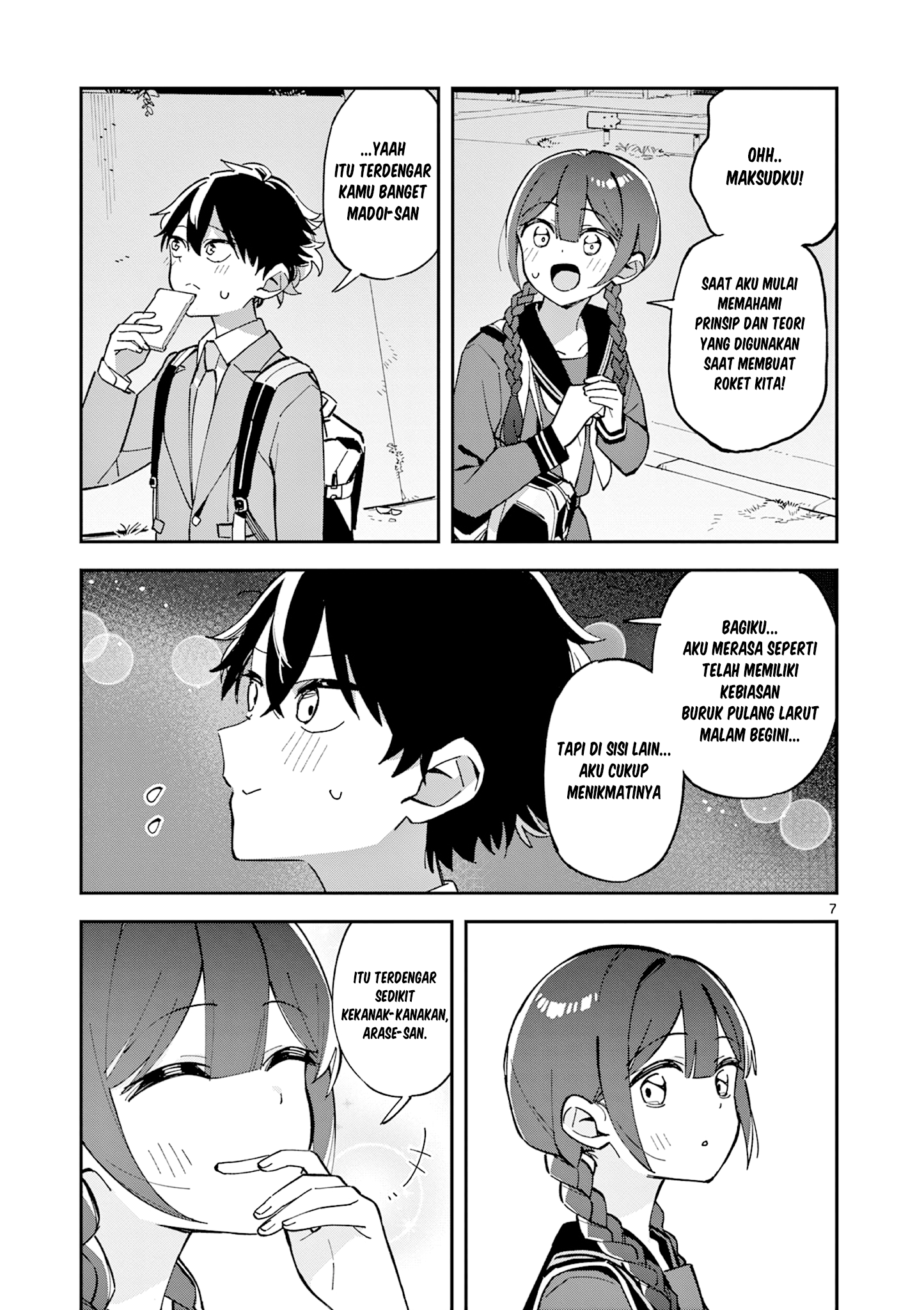 Houkago, Bokura wa Uchuu ni Madou Chapter 9 - halaman 8