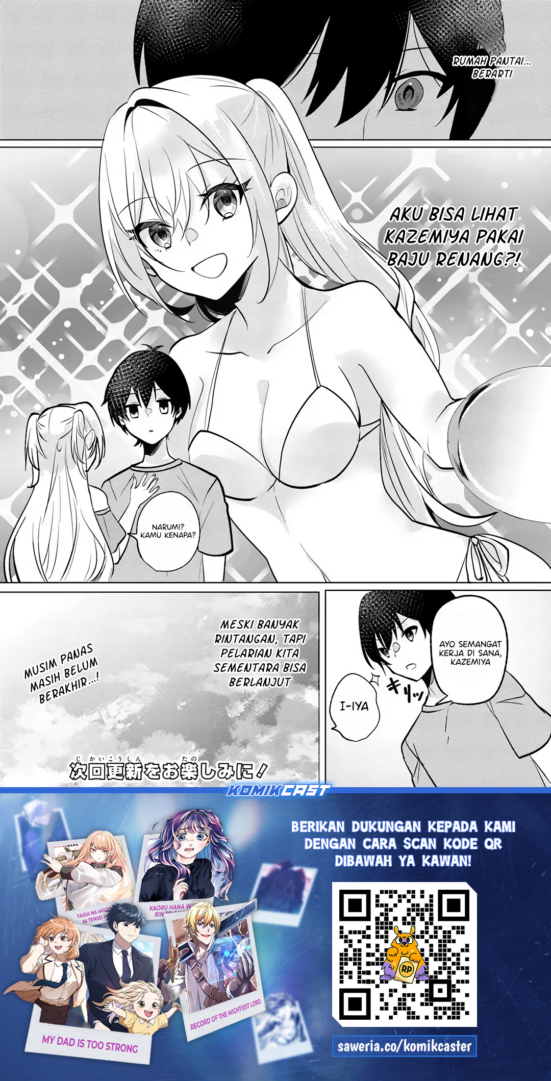 Houkago, Famiresu de, Kurasu no Ano Ko to Chapter 10 - halaman 34