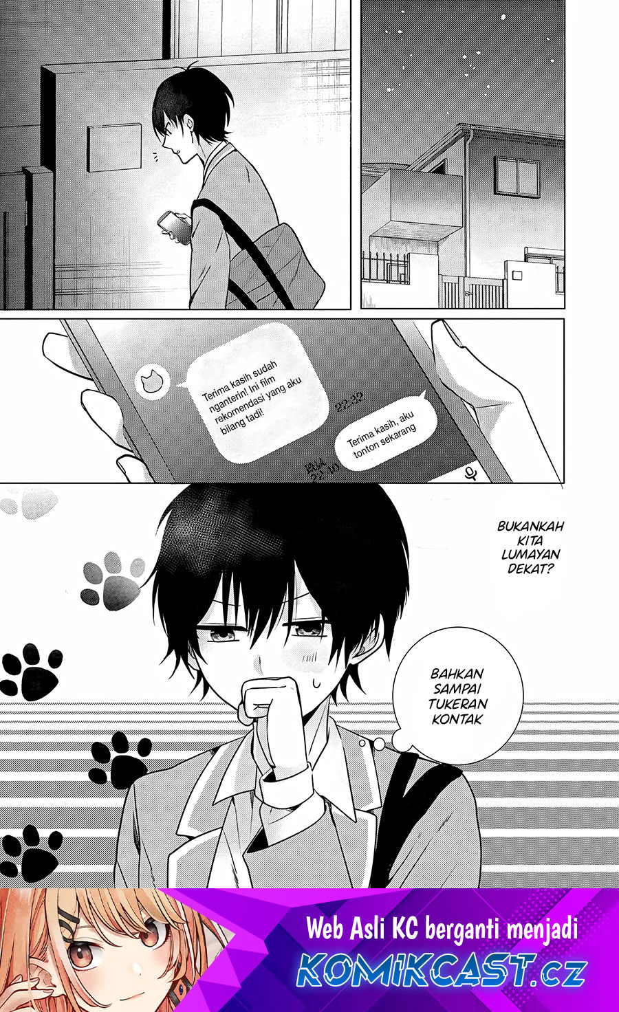Houkago, Famiresu de, Kurasu no Ano Ko to Chapter 2.1 - halaman 1