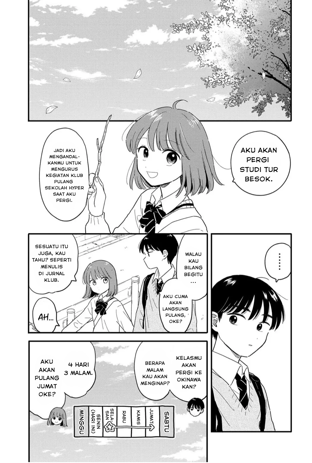 Houkago Kitaku Biyori Chapter 19 - halaman 1