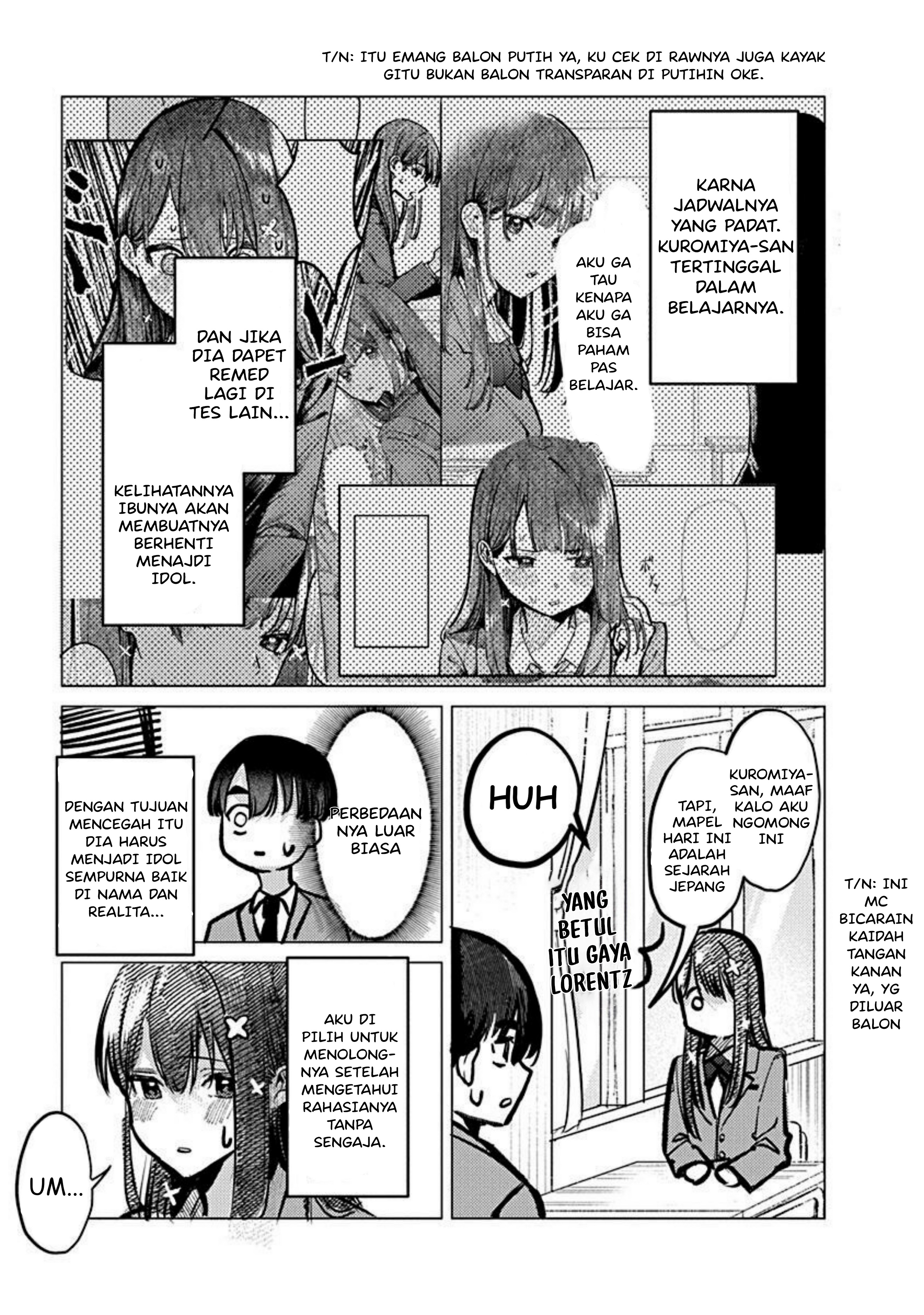 Houkago no Idol ni wa Himitsu ga Aru Chapter 2 - halaman 8
