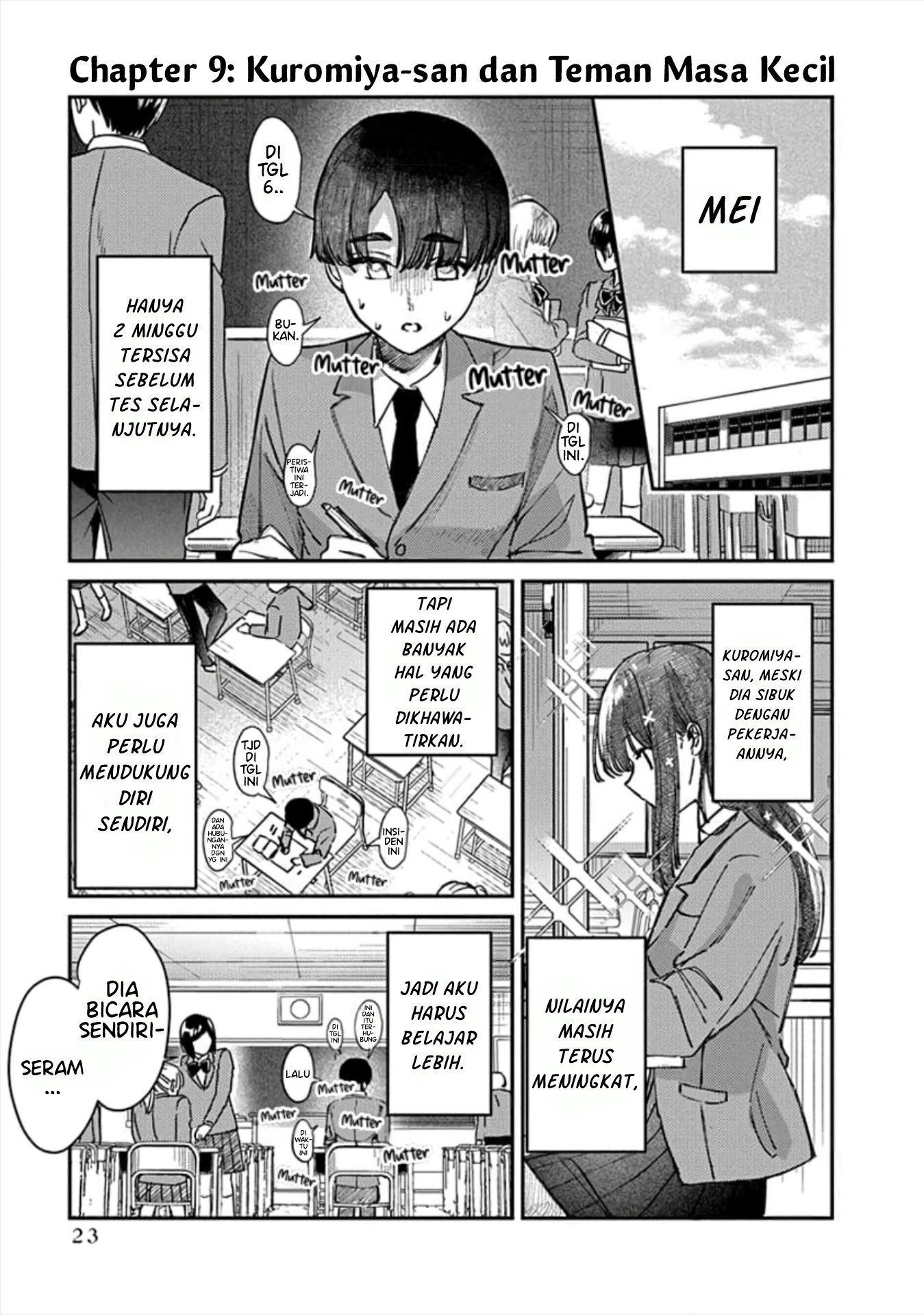 Houkago no Idol ni wa Himitsu ga Aru Chapter 9 - halaman 1