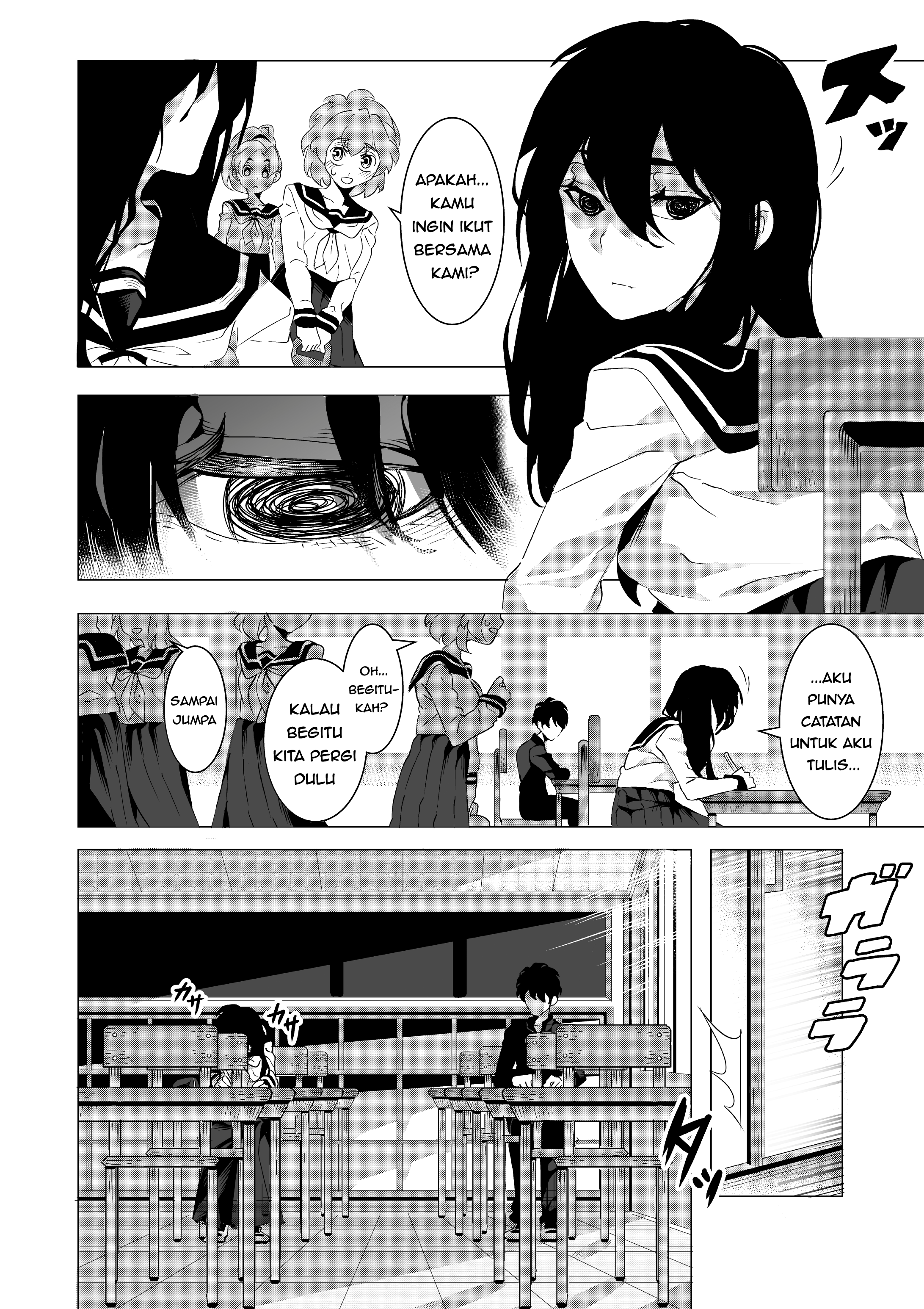 Houkago no Kuroi-san Chapter 1 - halaman 2