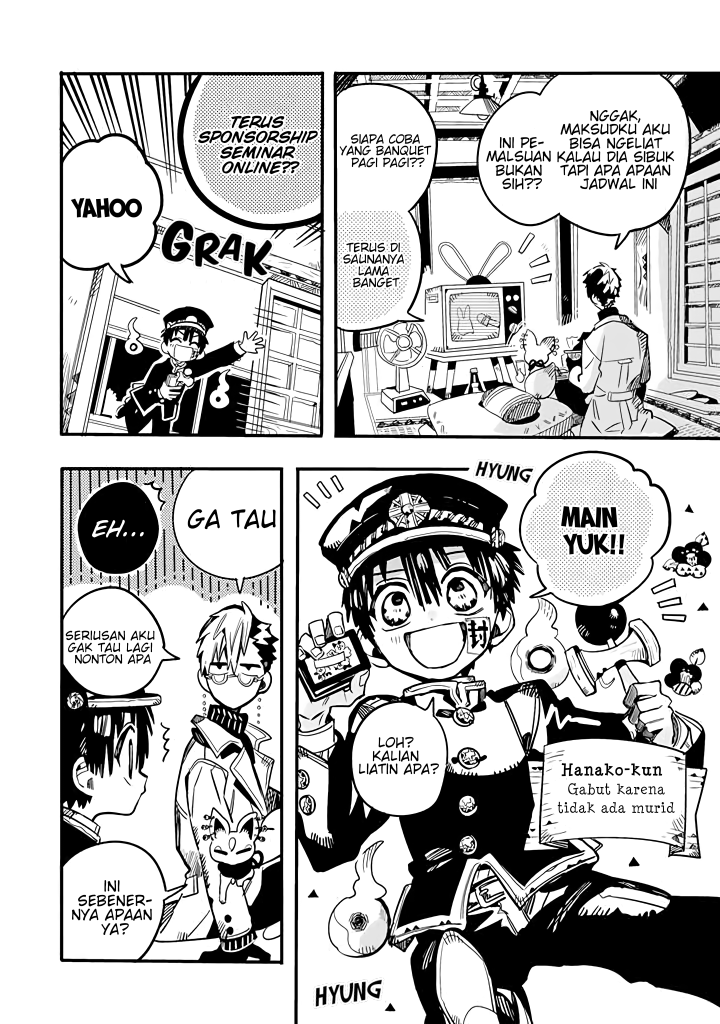 Houkago Shounen Hanako-kun Chapter 25 - halaman 6