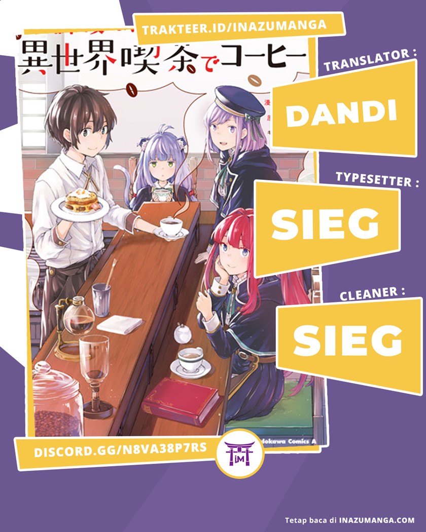 Houkago wa, Isekai Kissa de Coffee wo Chapter 5 - halaman 1