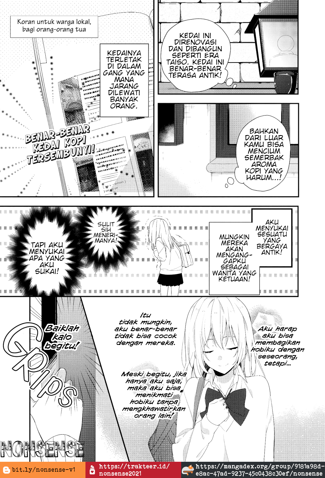 Houkago wa Kissaten de Chapter 1 - halaman 13