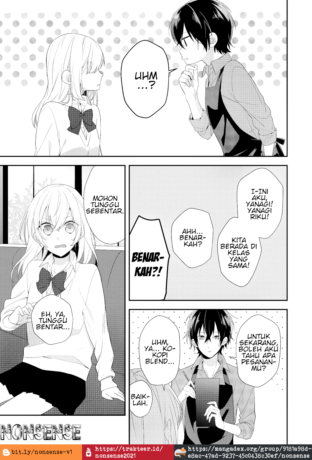 Houkago wa Kissaten de Chapter 1 - halaman 17