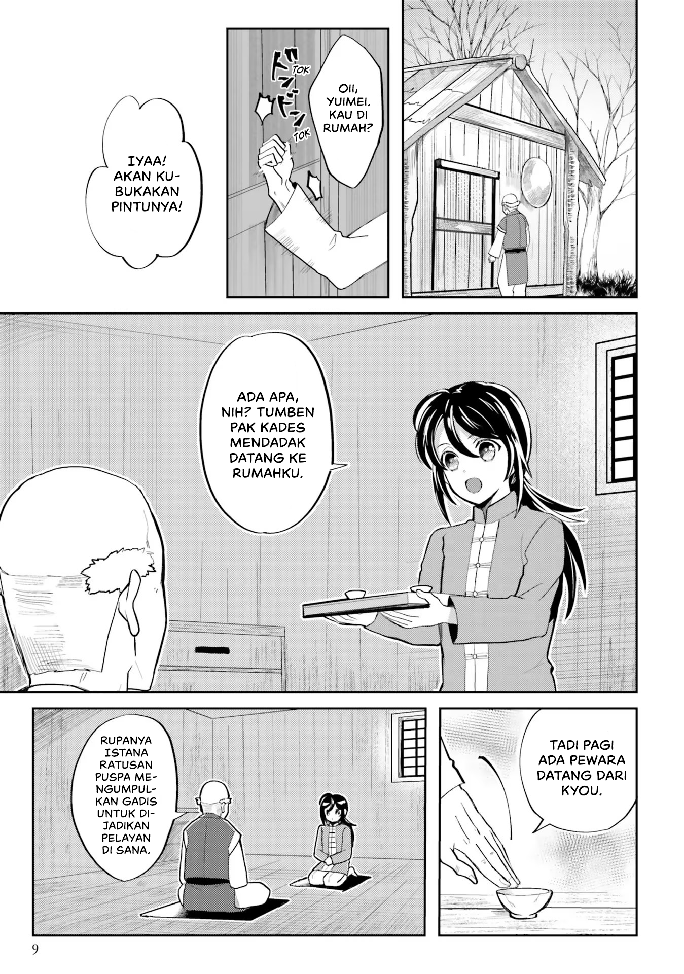 Housekeeper of the Hundred Blossom Palace Chapter 1 - halaman 9