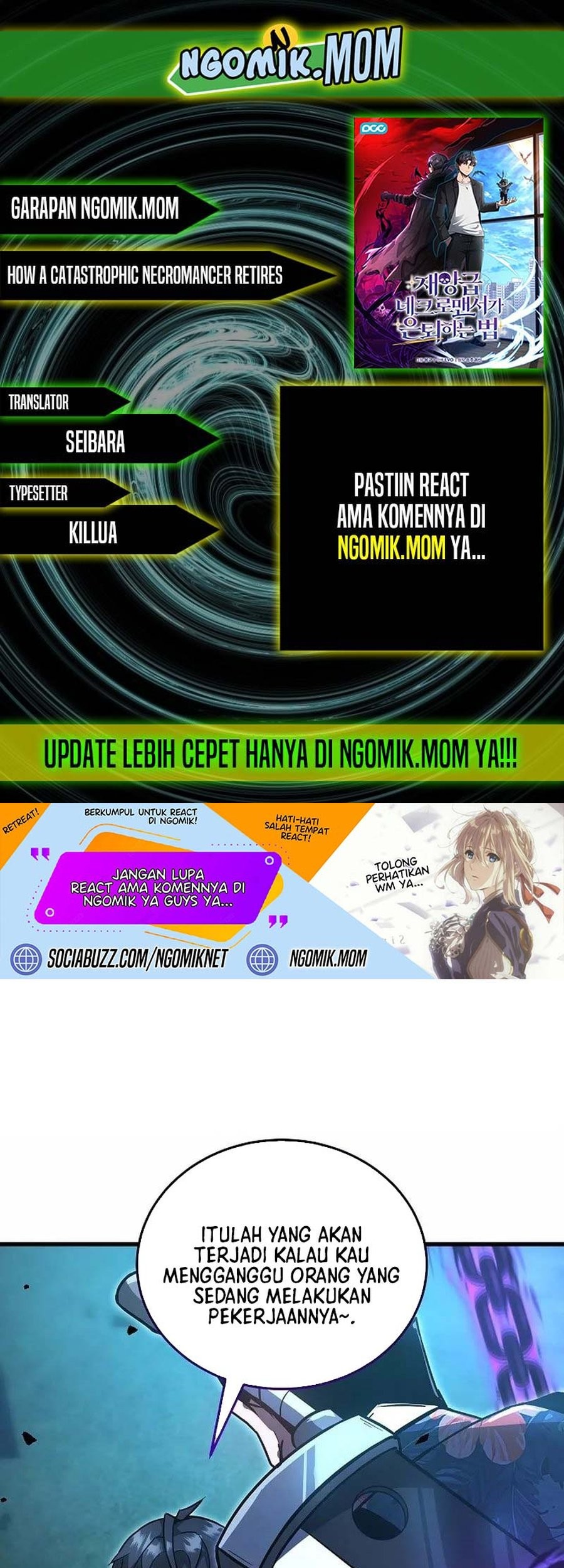 How a Catastrophic Necromancer Retires Chapter 5 - halaman 1