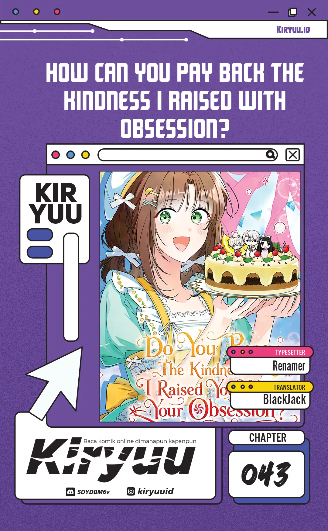 How Can You Pay Back The Kindness I Raised With Obsession? Chapter 43 - halaman 1