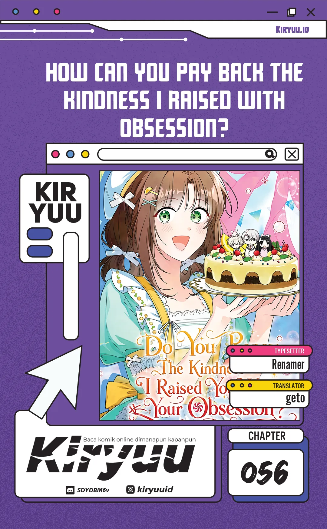 How Can You Pay Back The Kindness I Raised With Obsession? Chapter 56 - halaman 1