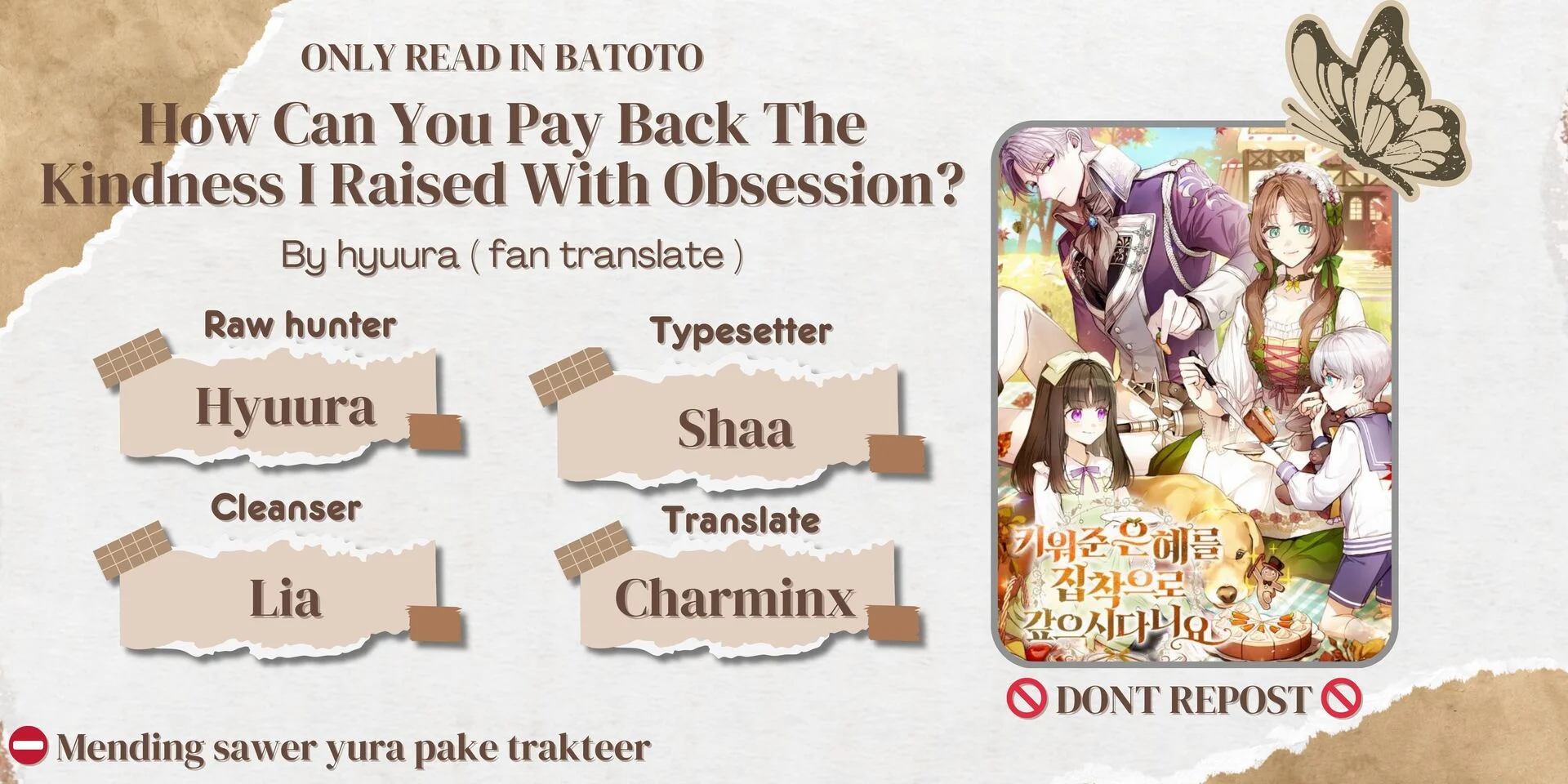 How Can You Pay Back The Kindness I Raised With Obsession? Chapter 8 - halaman 1